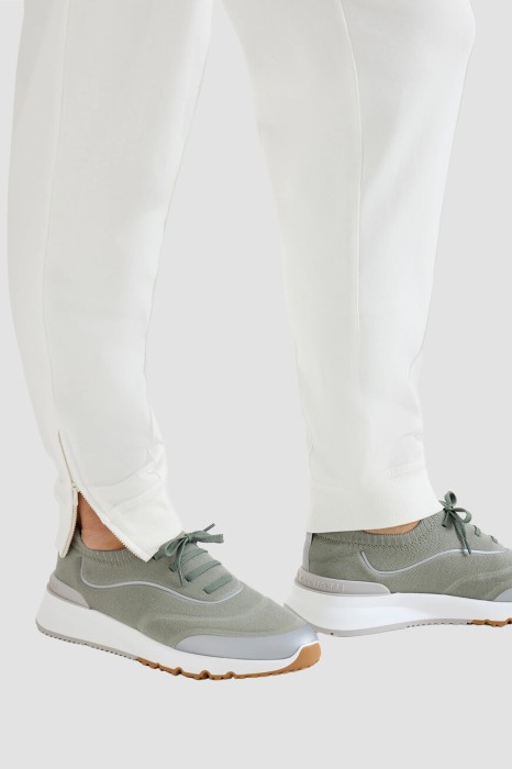 кроссовки  от бренда brunello cucinelli вид слева