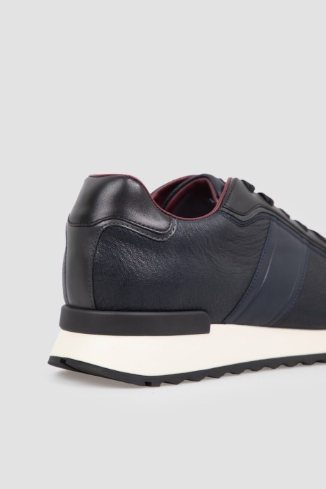 кроссовки  из кожи спереди