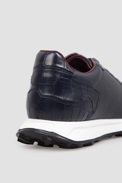 кроссовки  из кожи спереди