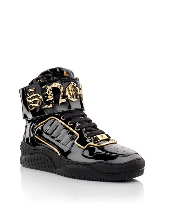 кроссовки  от бренда philipp plein вид слева