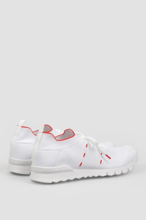 кроссовки  из хлопка спереди