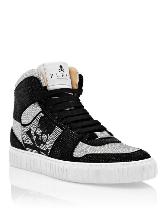 кроссовки  от бренда philipp plein вид слева