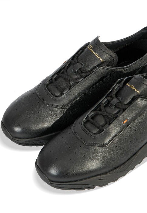 кроссовки  от бренда santoni вид слева