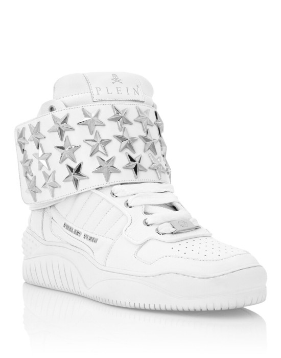 кроссовки  от бренда philipp plein вид слева