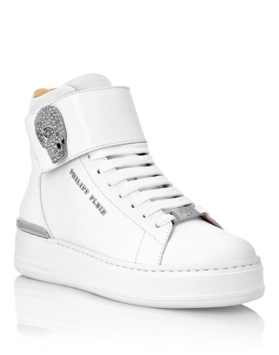 кроссовки  от бренда philipp plein вид слева