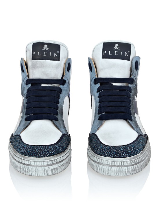 кроссовки  от бренда philipp plein вид слева
