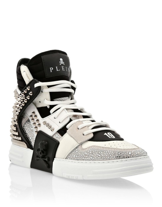 кроссовки  от бренда philipp plein вид слева