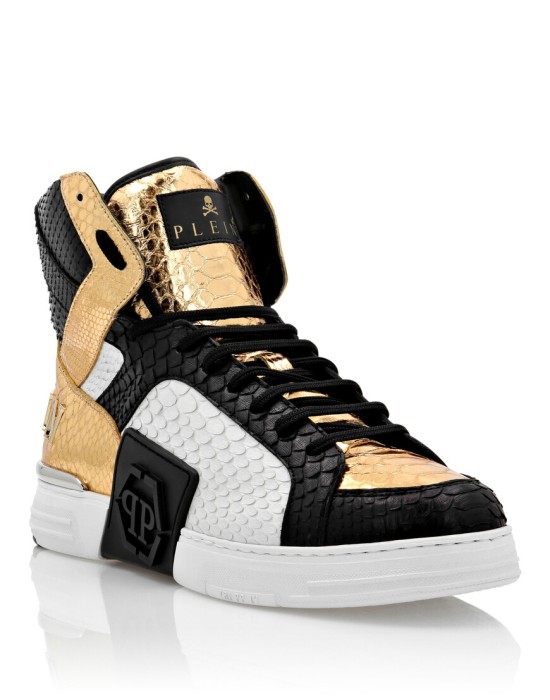 кроссовки  от бренда philipp plein вид слева