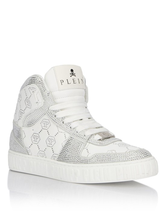 кроссовки  от бренда philipp plein вид слева