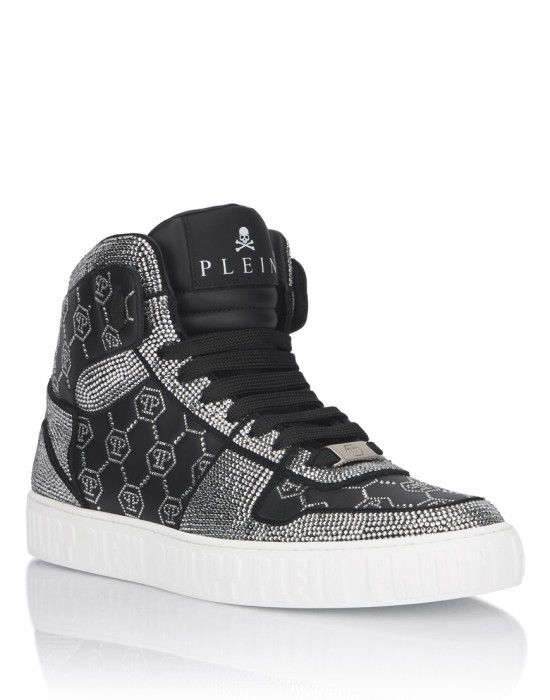 кроссовки  от бренда philipp plein вид слева