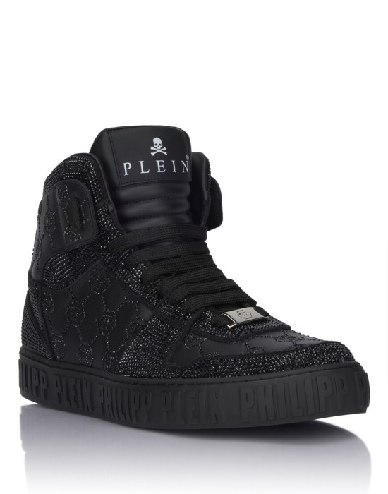 кроссовки  от бренда philipp plein вид слева