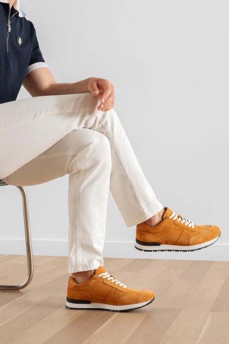 кроссовки  от бренда bardini вид слева