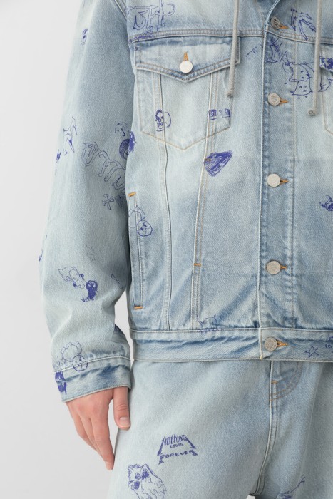 куртка  модель из эксклюзивной коллекции с изнаночной стороны