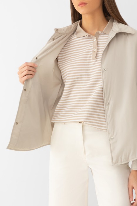 куртка  модель из коллекции «ривьера» (`riviera`) из полиэстера спереди