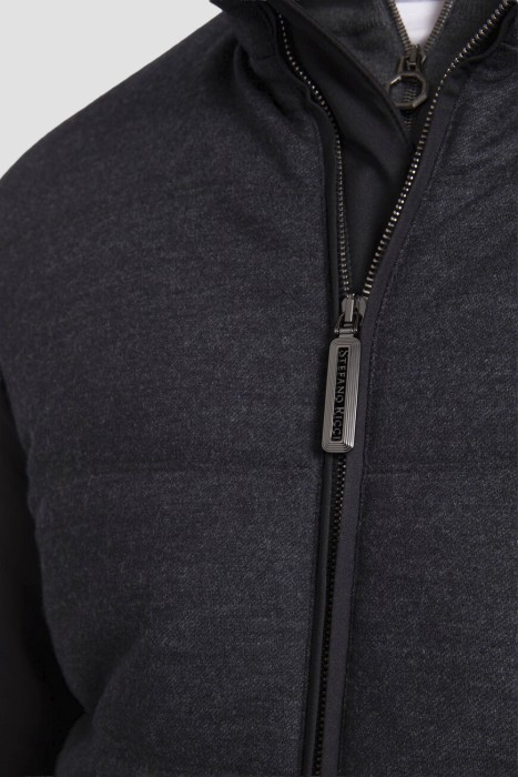 куртка  модель из коллекции sr luxury tech из шерсти спереди