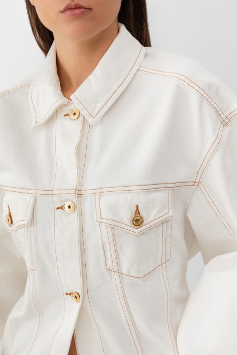 куртка  модель le de-nimes из франции вид сбоку