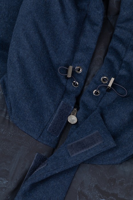 куртка  для взрослого возраста с изнаночной стороны