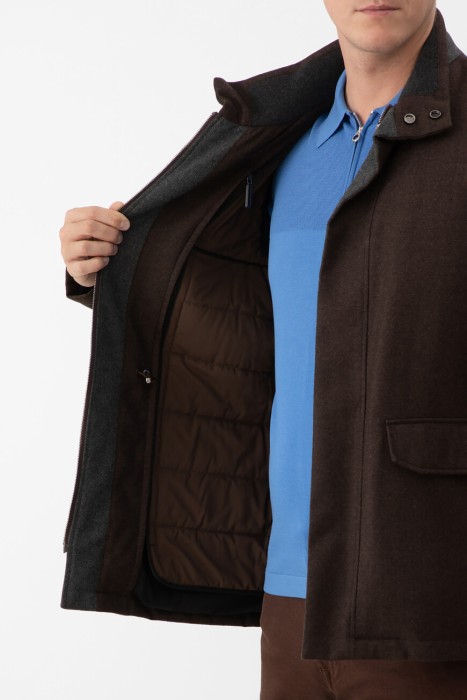 куртка  из шерсти спереди