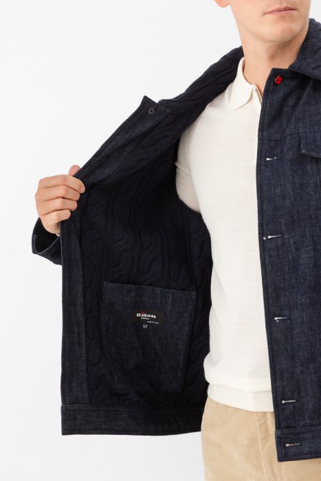 куртка  из хлопка спереди