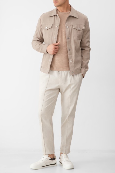 куртка  из хлопка спереди