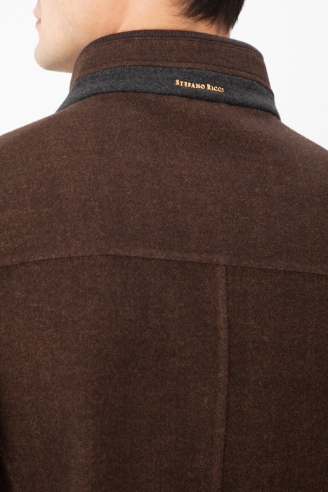 куртка  из шерсти спереди