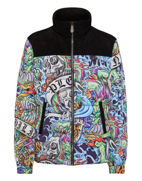 куртка  от бренда philipp plein вид слева