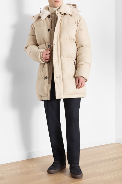 куртка  из хлопка спереди