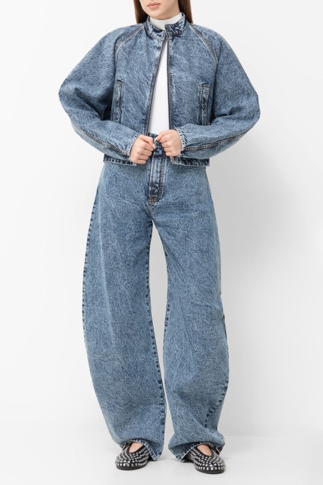 куртка  из хлопка спереди