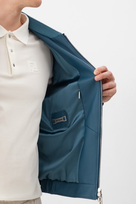 куртка  из льна спереди