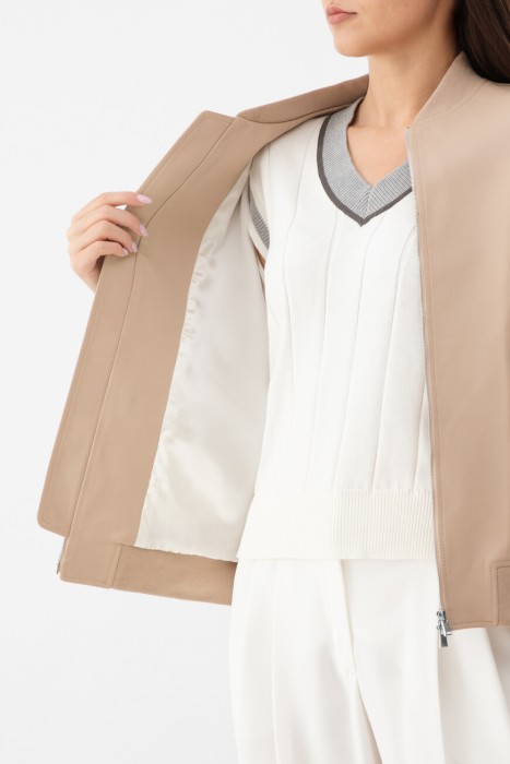 куртка  из хлопка спереди