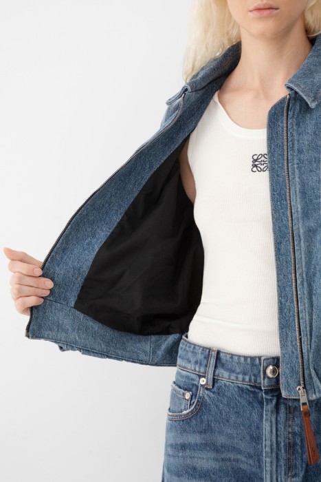 куртка  из хлопка спереди