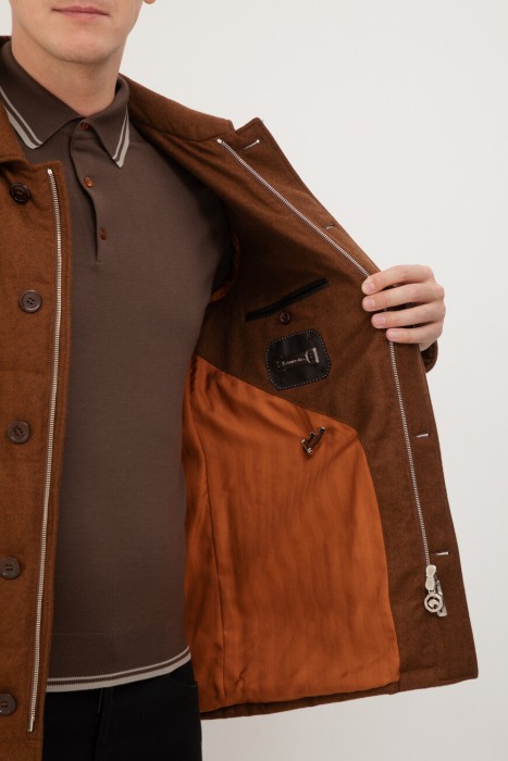 куртка  из кожи спереди