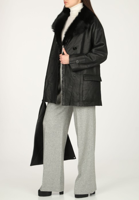 куртка  от бренда henry beguelin вид слева