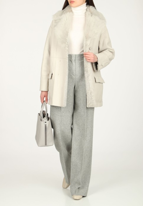 куртка  от бренда henry beguelin вид слева