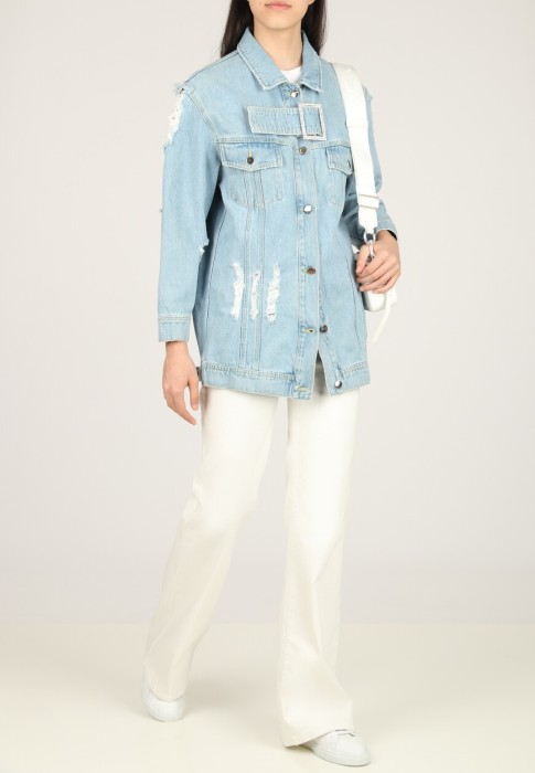 куртка  от бренда marco bologna вид слева