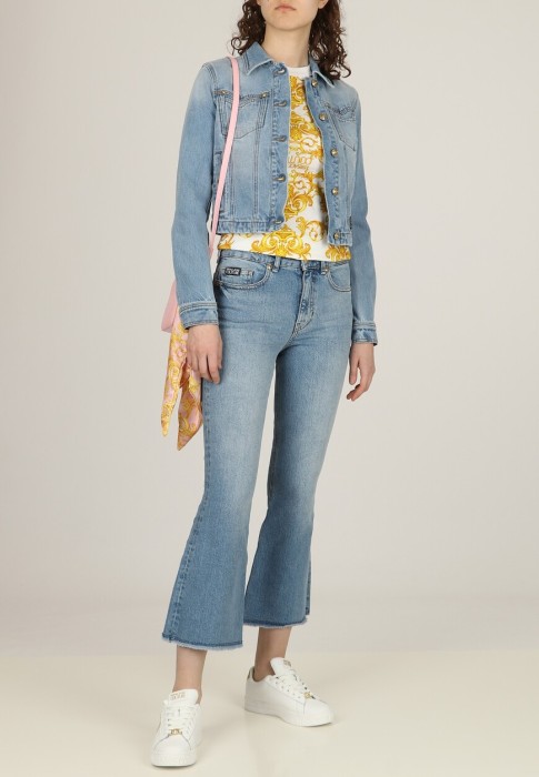 куртка  от бренда versace jeans couture вид слева