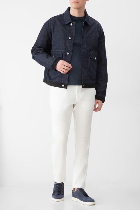 куртка  из хлопка спереди