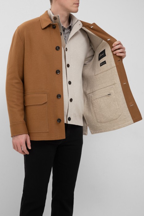 куртка  из хлопка спереди