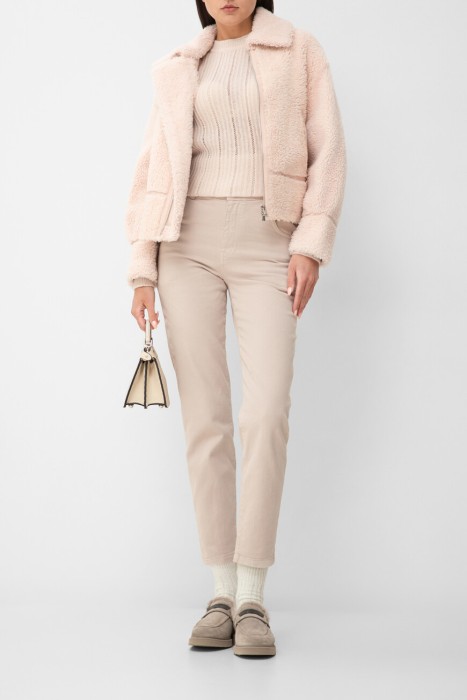 куртка  из кожи спереди