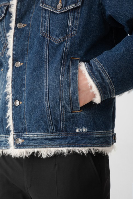 куртка  из хлопка спереди