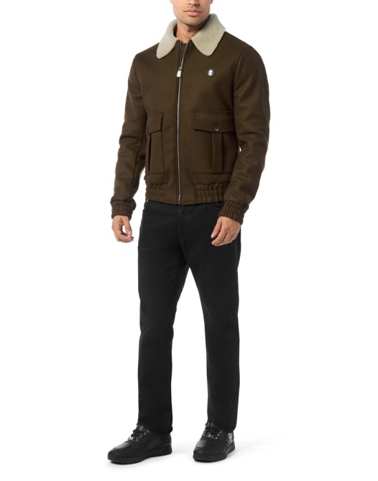 куртка  из италии вид сбоку