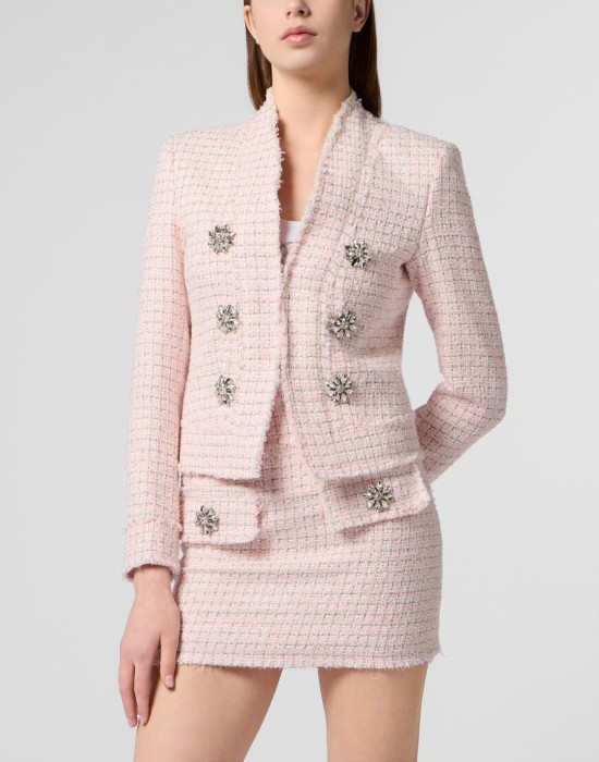 куртка  от бренда philipp plein вид слева