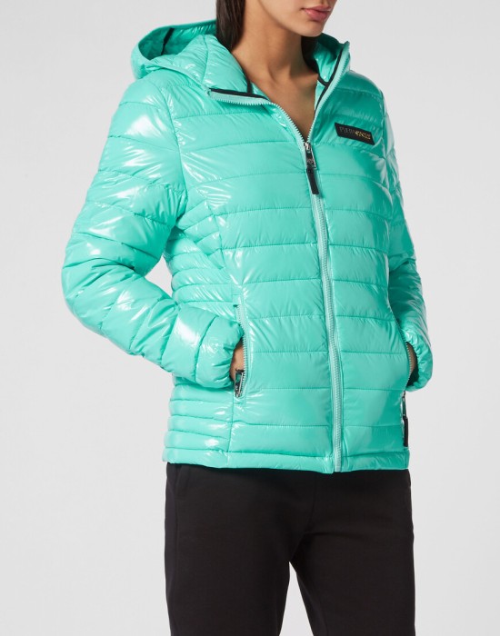 куртка  от бренда plein sport вид слева