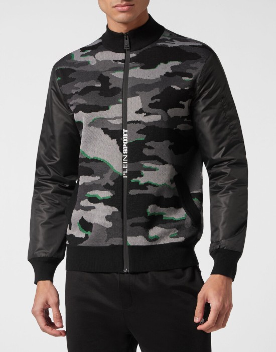 куртка  от бренда plein sport вид слева