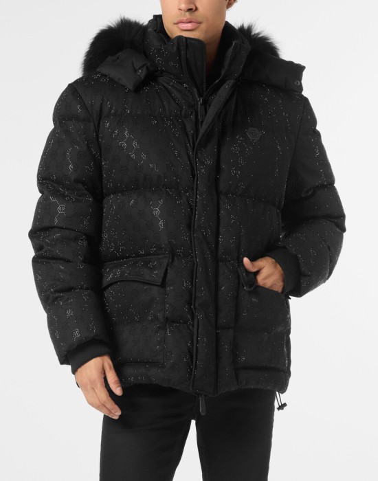 куртка  от бренда philipp plein вид слева