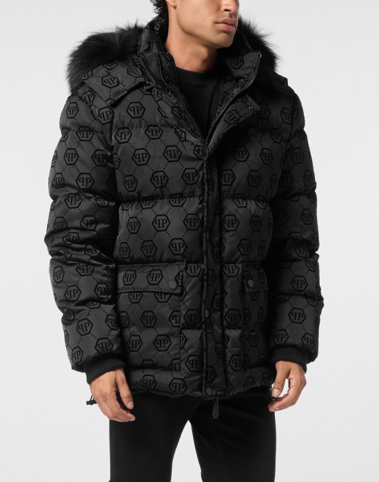 куртка  от бренда philipp plein вид слева