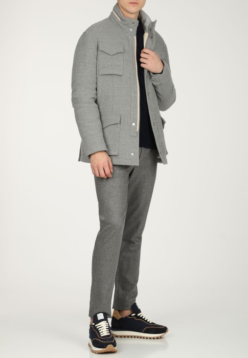 куртка  из италии вид сбоку