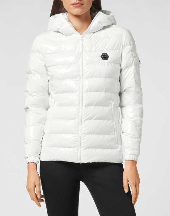 куртка  от бренда philipp plein вид слева