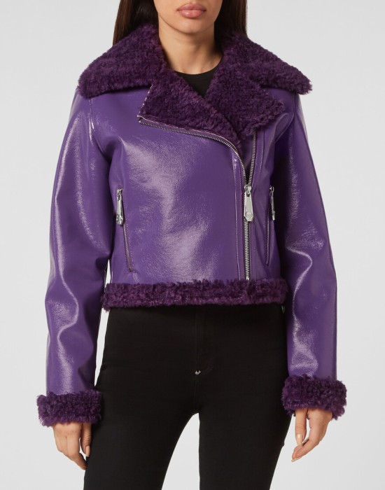 куртка  от бренда philipp plein вид слева