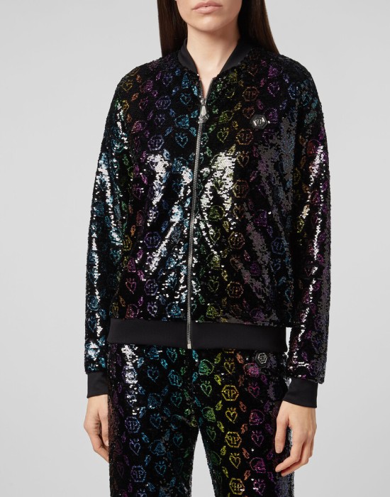 куртка  от бренда philipp plein вид слева